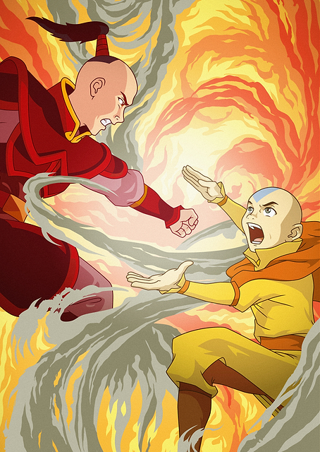 Zuko vs. Aang / PLATINA