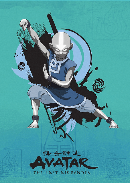 Aang Waterbending / PLATINA