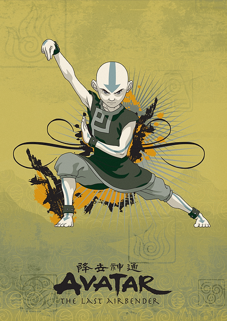 Aang Earthbending / PLATINA