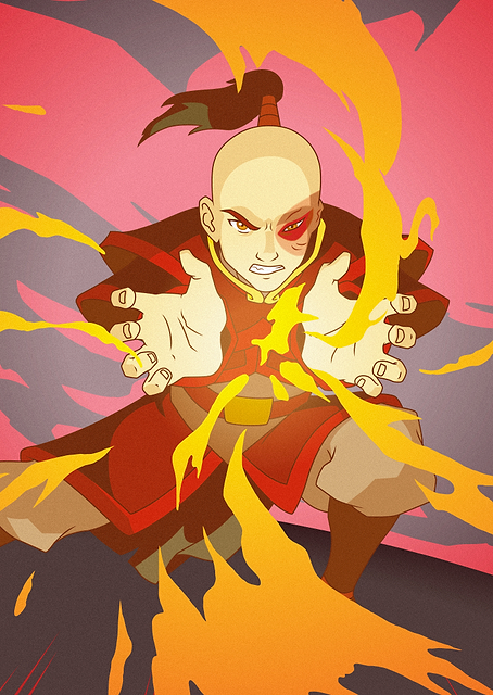 Zuko Firebending Master / PLATINA