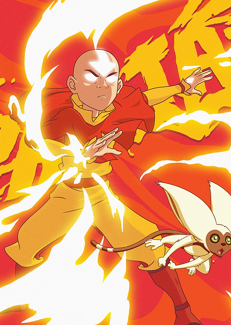 Aang and Momo - Fire / PLATINA