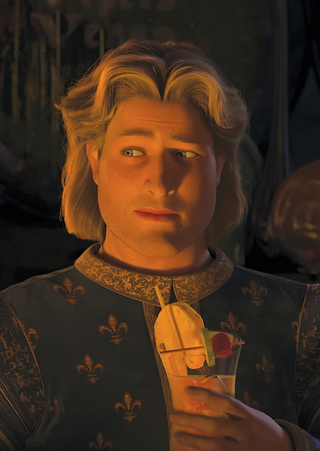 Prince Charming with drink / PLATINA