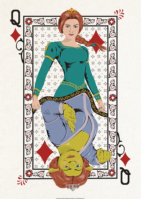 Diamonds Two-Faced Queen / PLATINA