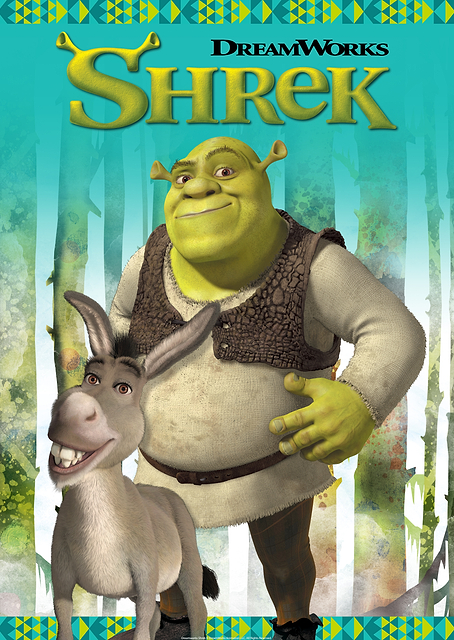Shrek Movie Poster / PLATINA