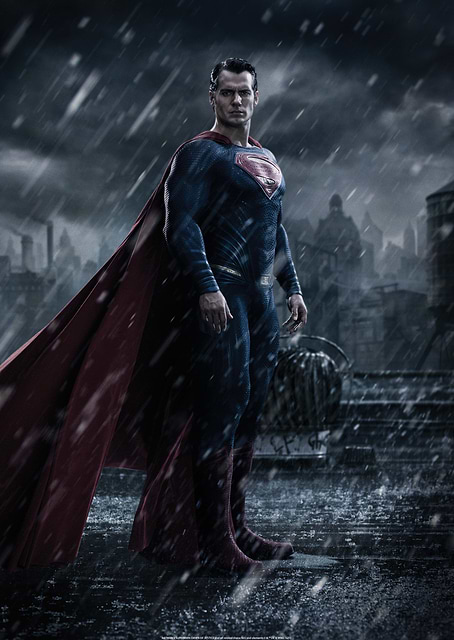 Superman in the rain / platina