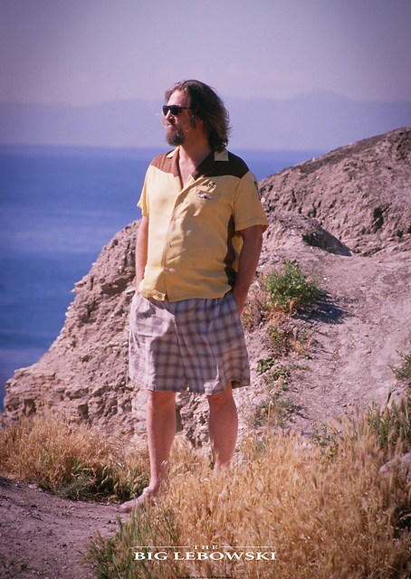 Dude at the Pacific Ocean / PLATINA