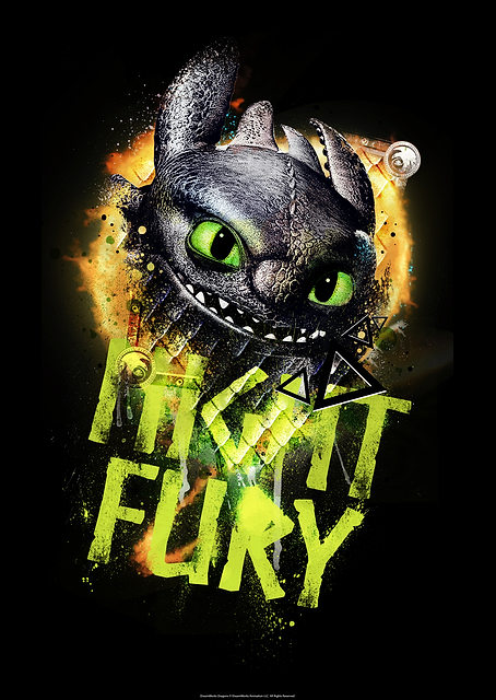 Night Fury Graffiti / PLATINA