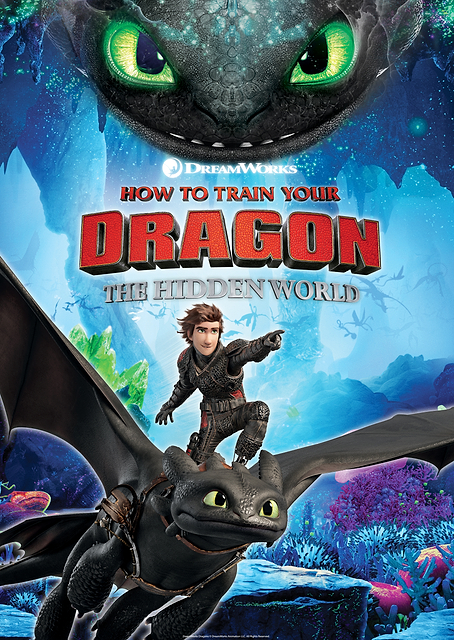 HTTYD 3 Movie Poster / PLATINA
