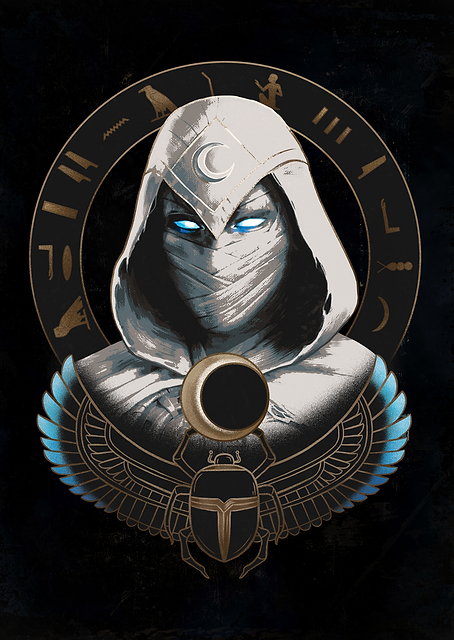 Moon Knight bust / PLATINA
