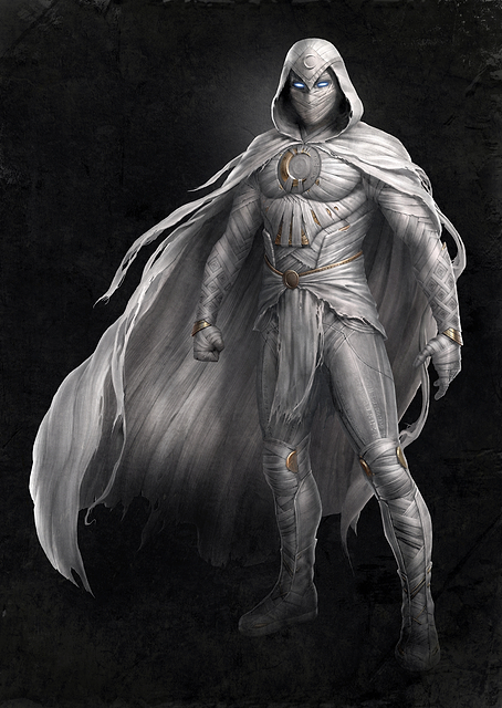 Moon Knight minimalistic / PLATINA