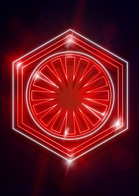 First Order Crest neon / PLATINA