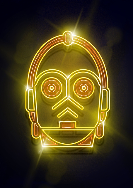 C3PO neon / PLATINA