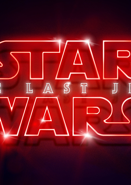 Episode VIII The Last Jedi neon / PLATINA