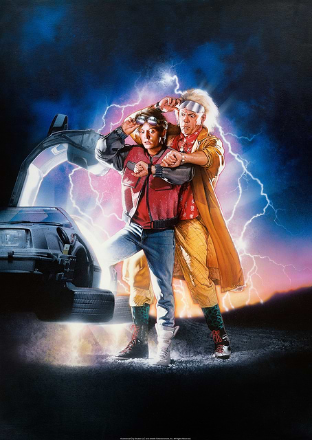 Back To The Future Key Art / platina