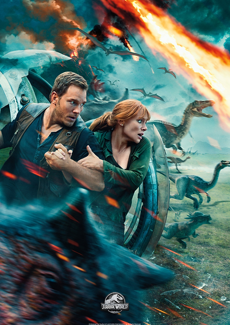 Jurrasic World 2 key art 2 / PLATINA