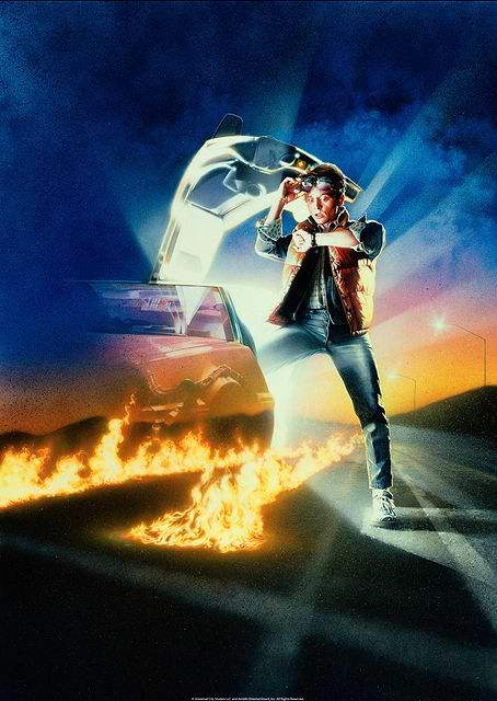 Back To The Future Key Art / platina