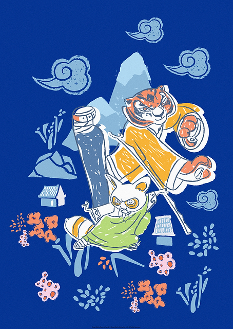 Tigress and Shifu / PLATINA