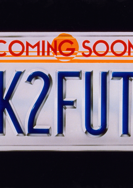Back To The Future Plate / PLATINA