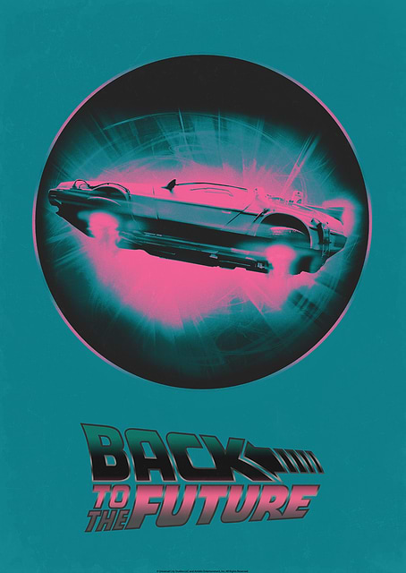 BTTF DeLorean / platina