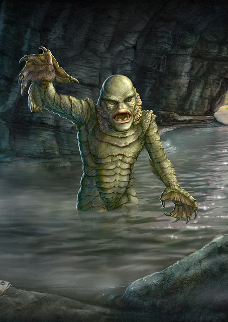 Creature in the water / PLATINA