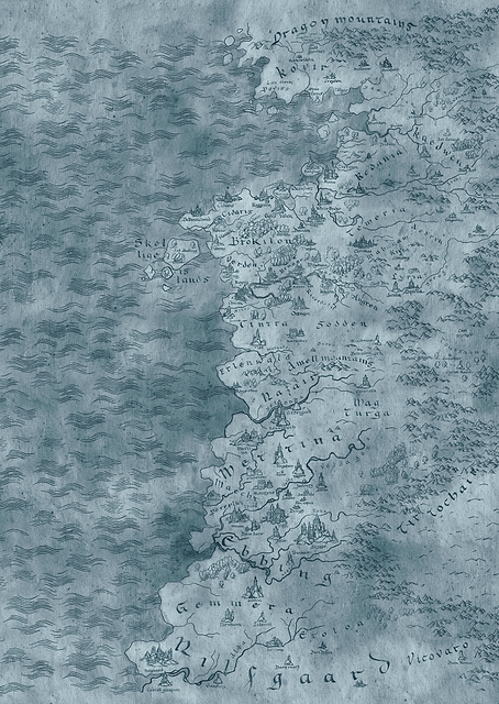 Witcher Map Horizontal / PLATINA