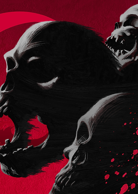 Castlevania Key Art Skull / PLATINA