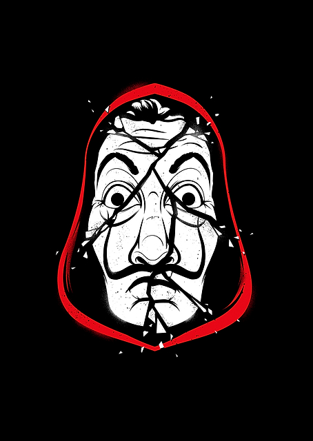 Dali Mask La Casa de Papel / PLATINA
