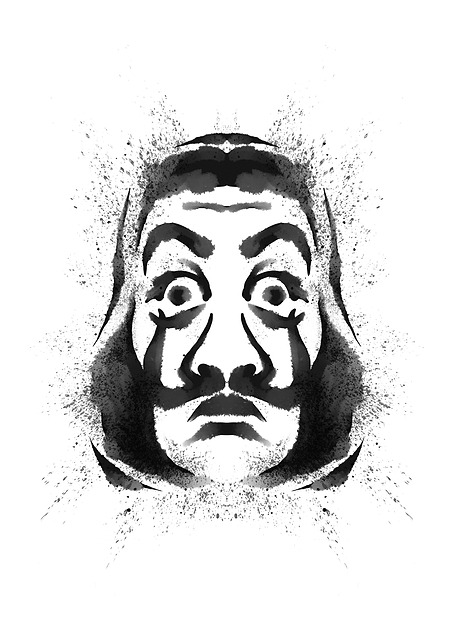 Black and White Mask / PLATINA