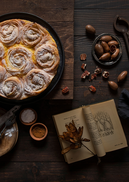 Pumpkin spice ruffled pie / PLATINA