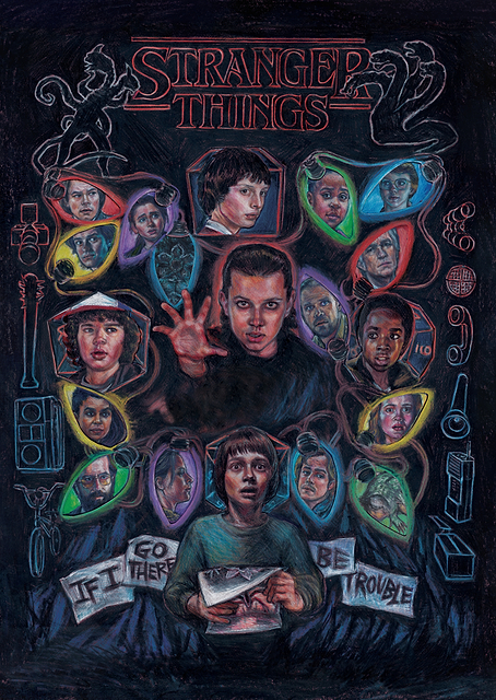 Stranger Things Key Art / PLATINA