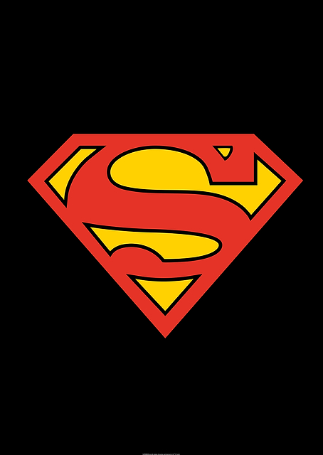 Superman Iconic Symbol / platina