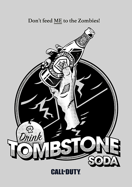Tombstone Soda B&W / PLATINA