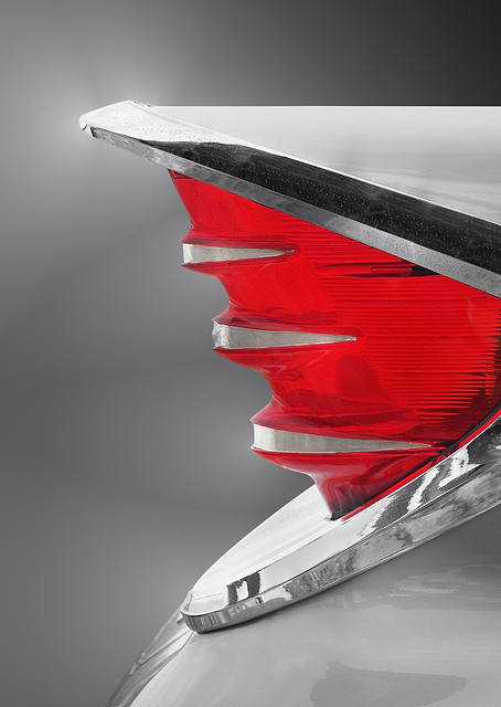 1960 Fire flite tail fin / PLATINA