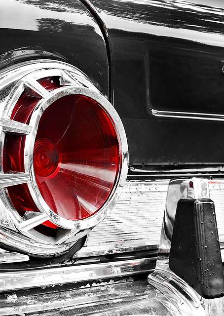 1963 New Yorker rear / PLATINA