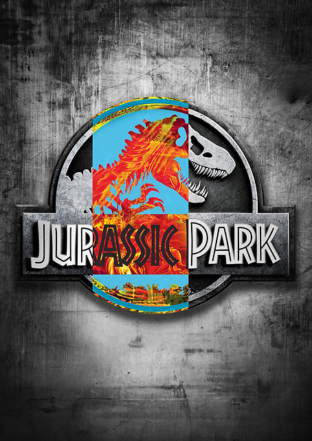Jurassic Park Logo 10 / PLATINA