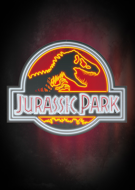 Jurassic Park Logo 2 / PLATINA