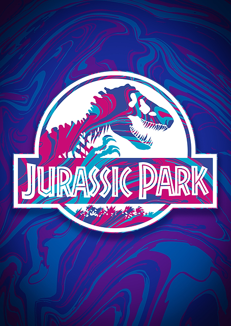 Jurassic Park Logo 14 / PLATINA