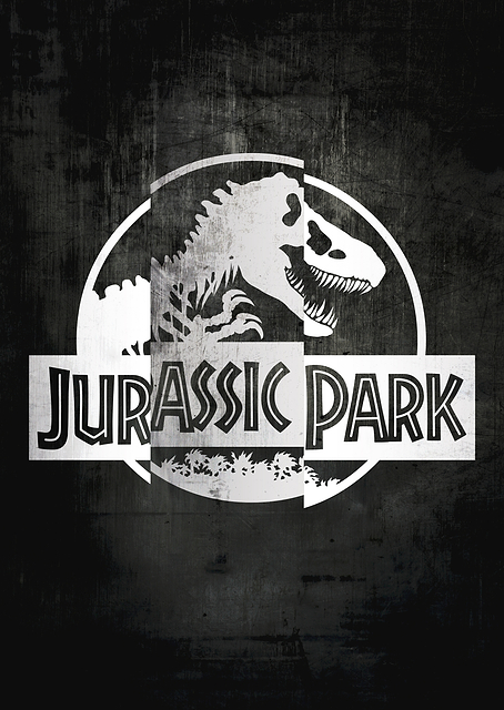 Jurassic Park Logo 13 / PLATINA