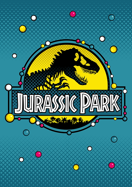Jurassic Park Logo 7 / PLATINA