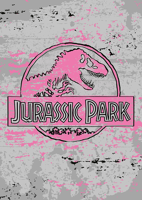 Jurassic Park Logo 8 / PLATINA