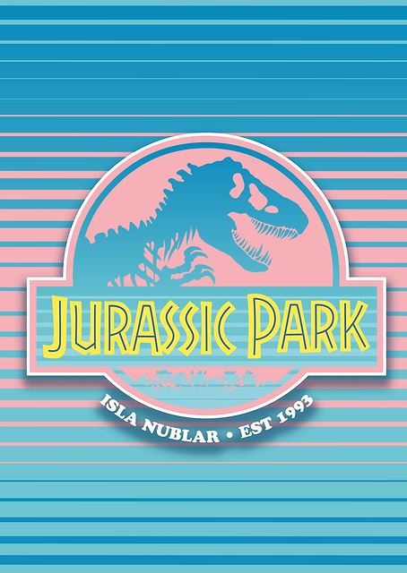 Jurassic Park Logo 15 / PLATINA