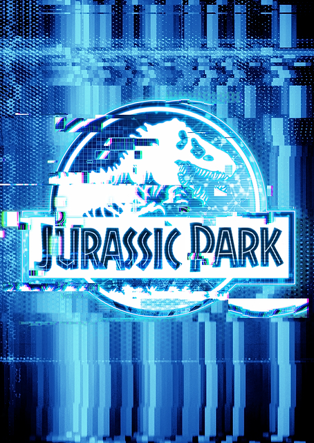 Jurassic Park Logo 17 / PLATINA