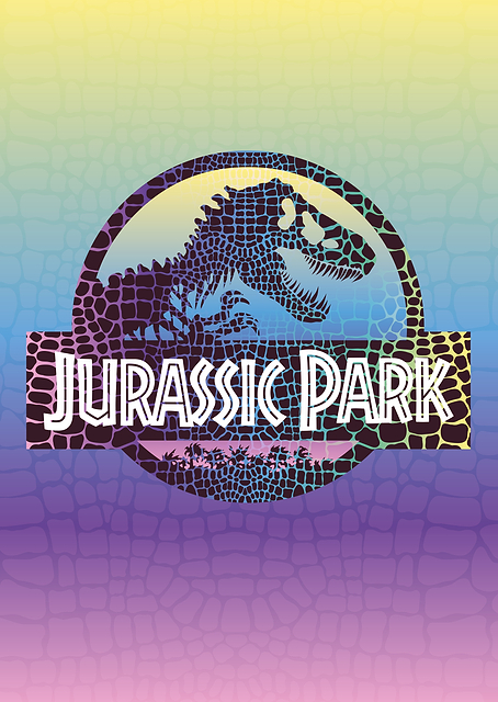 Jurassic Park Logo 11 / PLATINA