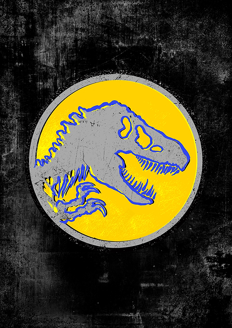 Jurassic Logo 18 / PLATINA