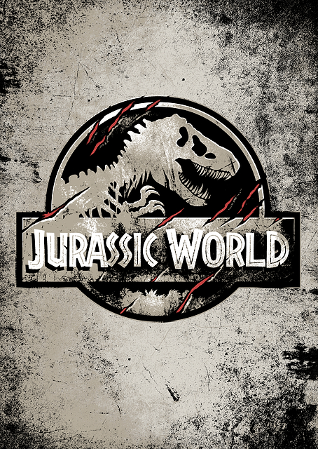 Jurassic World Logo 1 / PLATINA