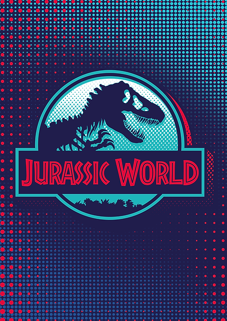 Jurassic World Logo 5 / PLATINA