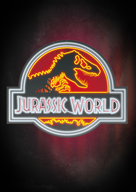 Jurassic World Logo 2 / PLATINA