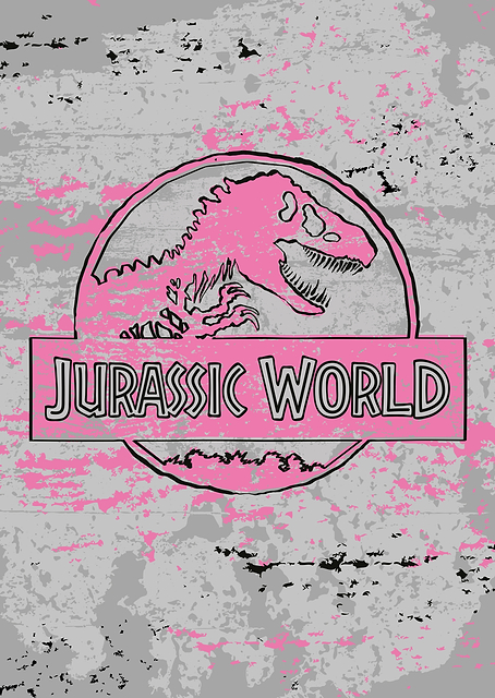 Jurassic World Logo 8 / PLATINA