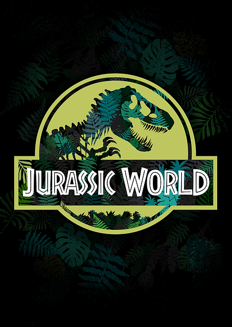 Jurassic World Logo 25 / PLATINA