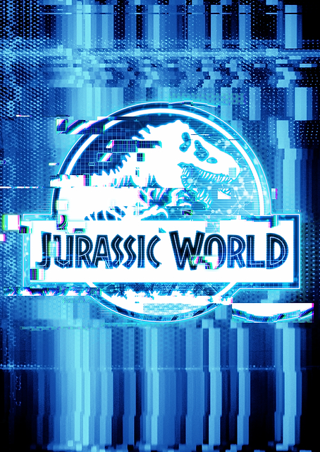 Jurassic World Logo 17 / PLATINA
